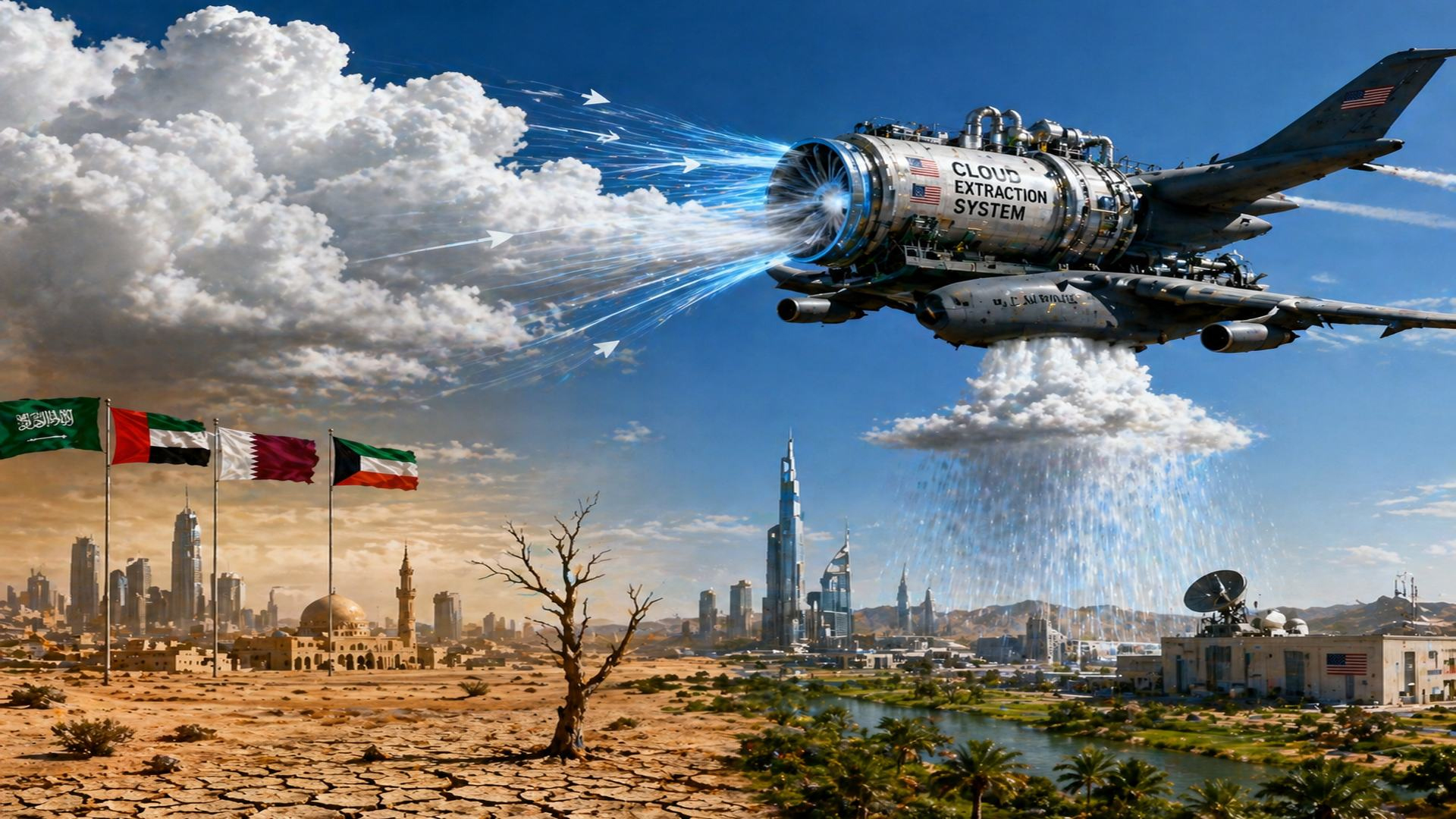 যুক্তরাষ্ট্রের ওপর মধ্যপ্রাচ্যের মেঘ চুরির অভিযোগ