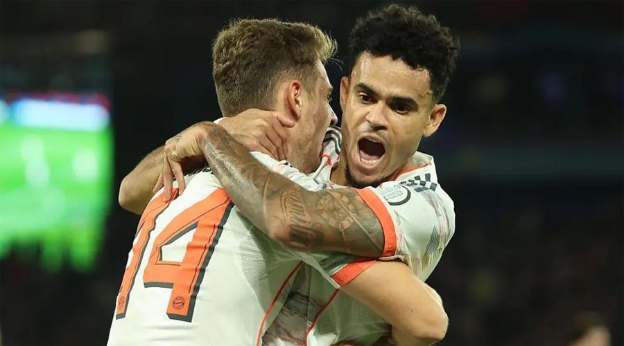 জোড়া গোলের পর লাল কার্ড, পিএসজিকে হারিয়ে চ্যাম্পিয়ন্স লিগের শীর্ষে বায়ার্ন