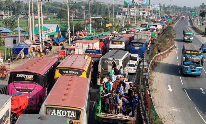 ঢাকা-টাঙ্গাইল মহাসড়কে ২০ কিলোমিটার যানজট