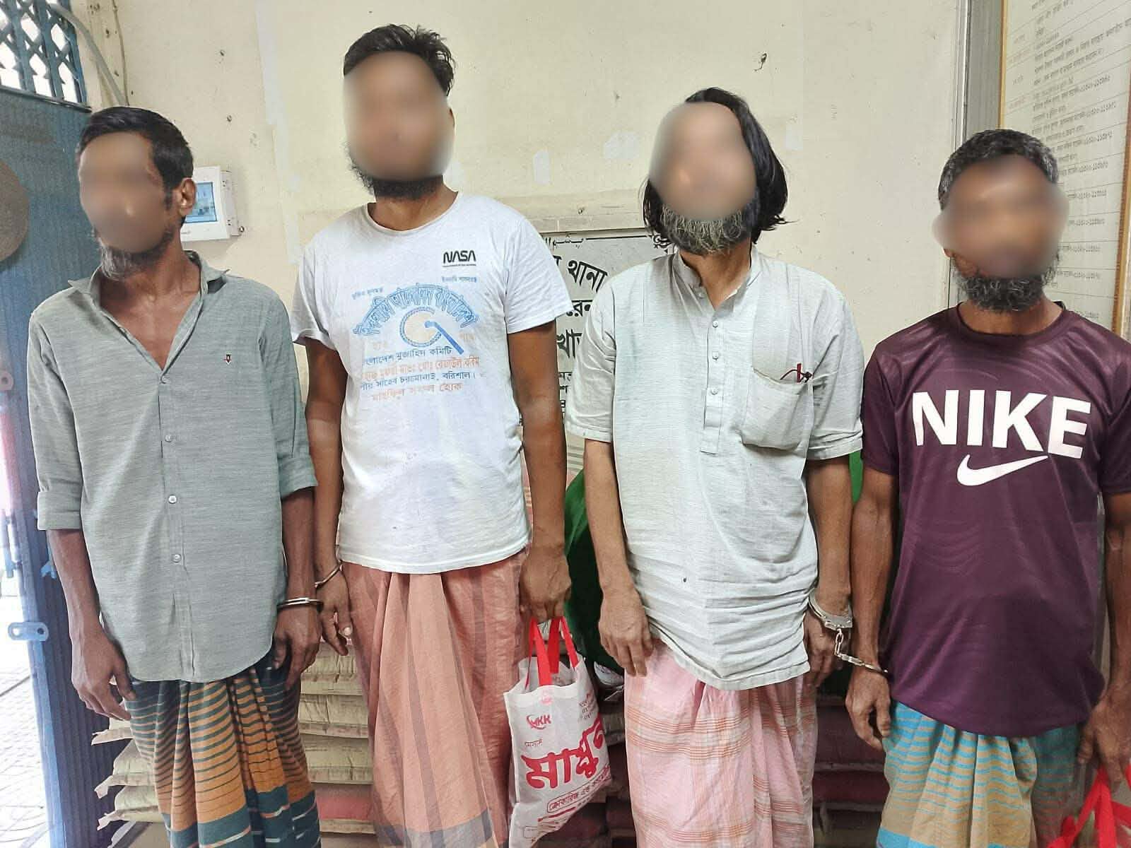 ব্রাহ্মণপাড়ায় মাদক মামলার গ্রেপ্তারী পরোয়ানা ভূক্ত ৪ আসামি গ্রেপ্তার