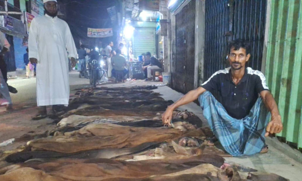 চামড়া নিয়ে বিপাকে ব্যবসায়ীরা