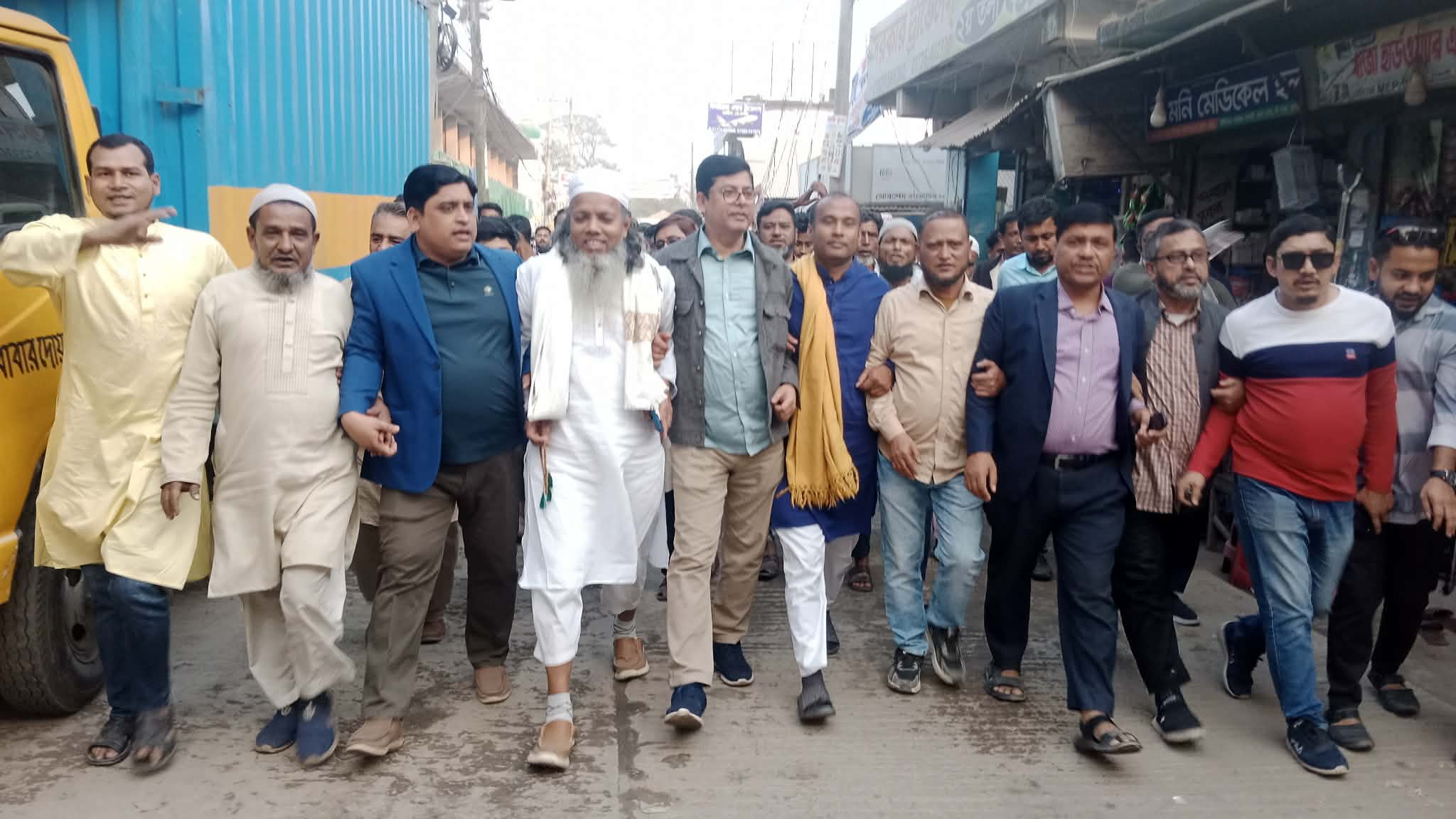 ব্রাহ্মণপাড়ায় বিএনপির ৫৯ কেন্দ্রে আনন্দ মিছিল