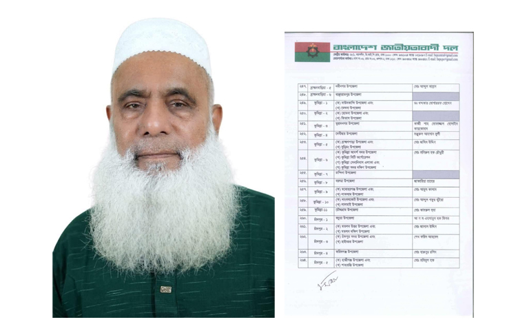 কুমিল্লা -৬ আসনে বিএনপির প্রার্থী মনিরুল হক চৌধুরী