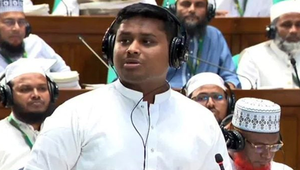 দেবীদ্বারের এমপি হাসনাতের উদ্দেশে স্পিকার 'এটা শাহবাগ চত্বর নয়'