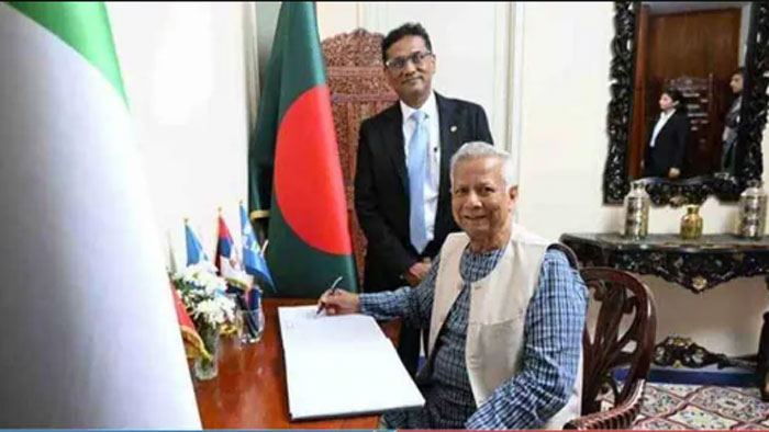 রোমে প্রধান উপদেষ্টার বাংলাদেশ হাউস পরিদর্শন