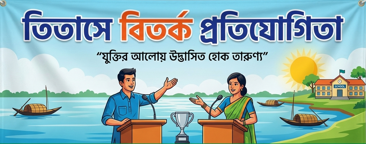 তিতাসে বির্তক প্রতিযোগিতা