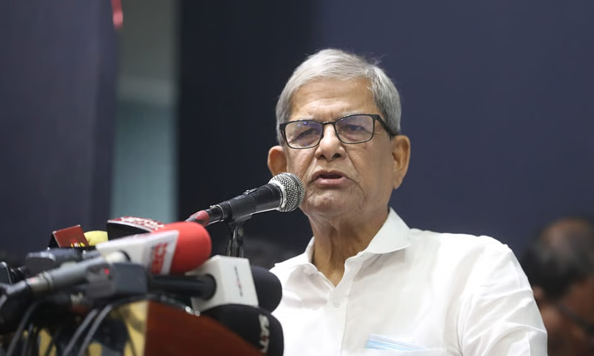 বিএনপি উড়ে এসে জুড়ে বসেনি, সংগ্রাম করে এতোদূর এসেছে: মির্জা ফখরুল