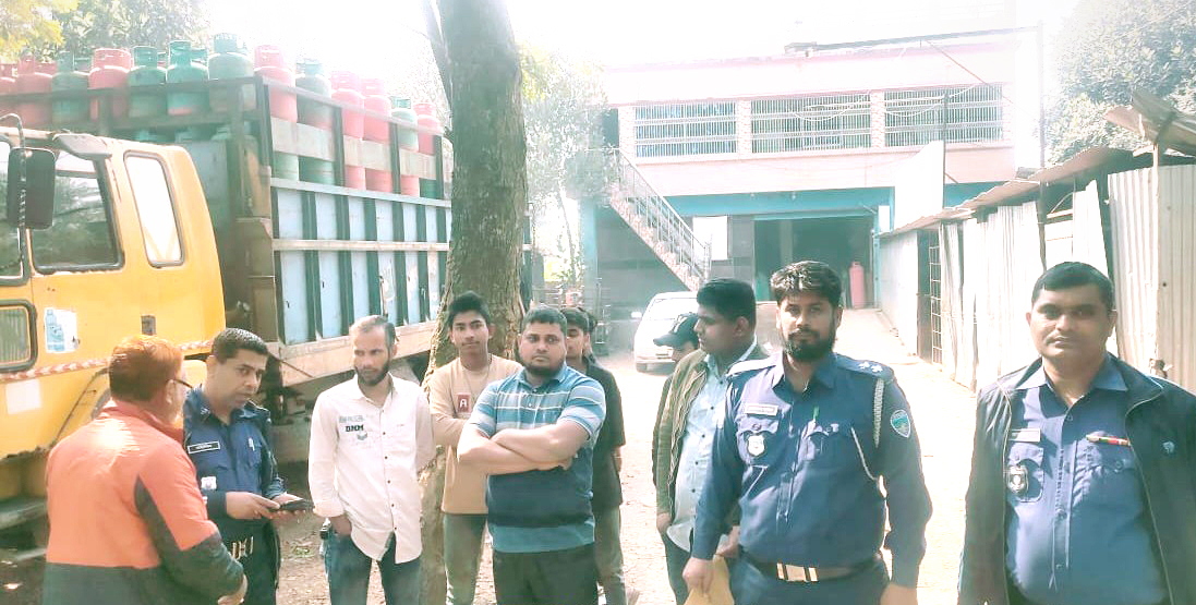 ভাউচারবিহীন এলপি গ্যাস বিক্রির দায়ে ডিলারের জরিমানা