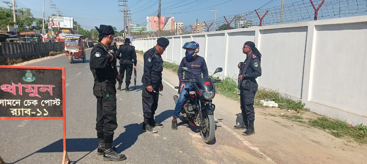 কুমিল্লায় র‌্যাবের  নিরাপত্তা ব্যবস্থা জোরদার