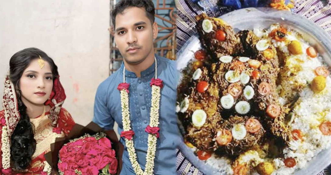 এবার পাতে আস্ত খাসি পেয়ে বিয়ে করলেন জাপান প্রবাসী কসবার জুনায়েদ মিয়া
