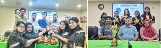 কুমিল্লা বিশ্ববিদ্যালয়ের ৭ম ডিবেটর সার্চ টুর্নামেন্টে চ্যাম্পিয়ন আইন বিভাগ