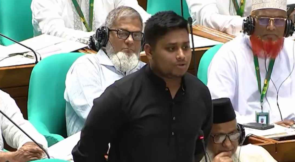 এস আলম গ্রুপকে নিয়ে  সংসদে  হাসনাতের প্রশ্ন