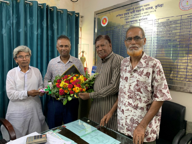 দেবীদ্বার সুজাত আলী সরকারি কলেজে হেলথ ক্লাব উদ্বোধন