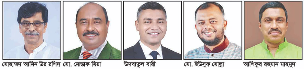 রাজপথের আন্দোলনের পাঁচ নেতা সরকারে