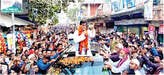 খালেদা জিয়ার রোগমুক্তি কামনায় কালিরবাজারে দোয়া ও পথসভা