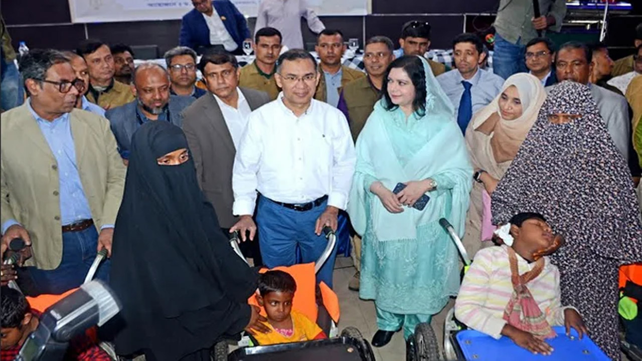 প্রতিবন্ধী মানুষদের পাশে দাঁড়ানোর আহ্বান তারেক রহমানের