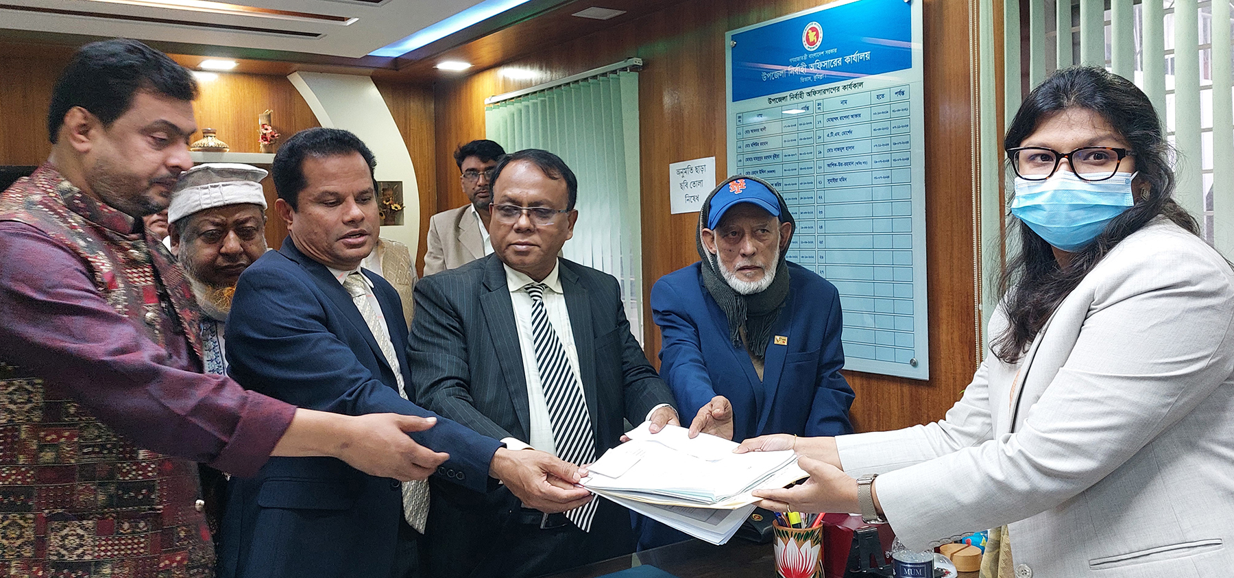 কুমিল্লা-২ আসনে ১১ প্রার্থীর মনোনয়নপত্র জমা