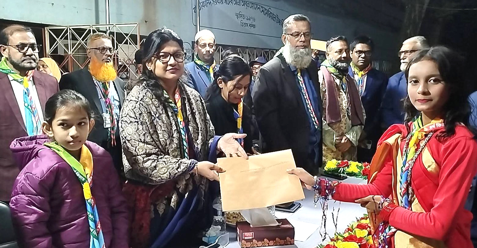 তিতাসে স্কাউটস সমাবেশের মহা তাবু জলসা অনুষ্ঠিত