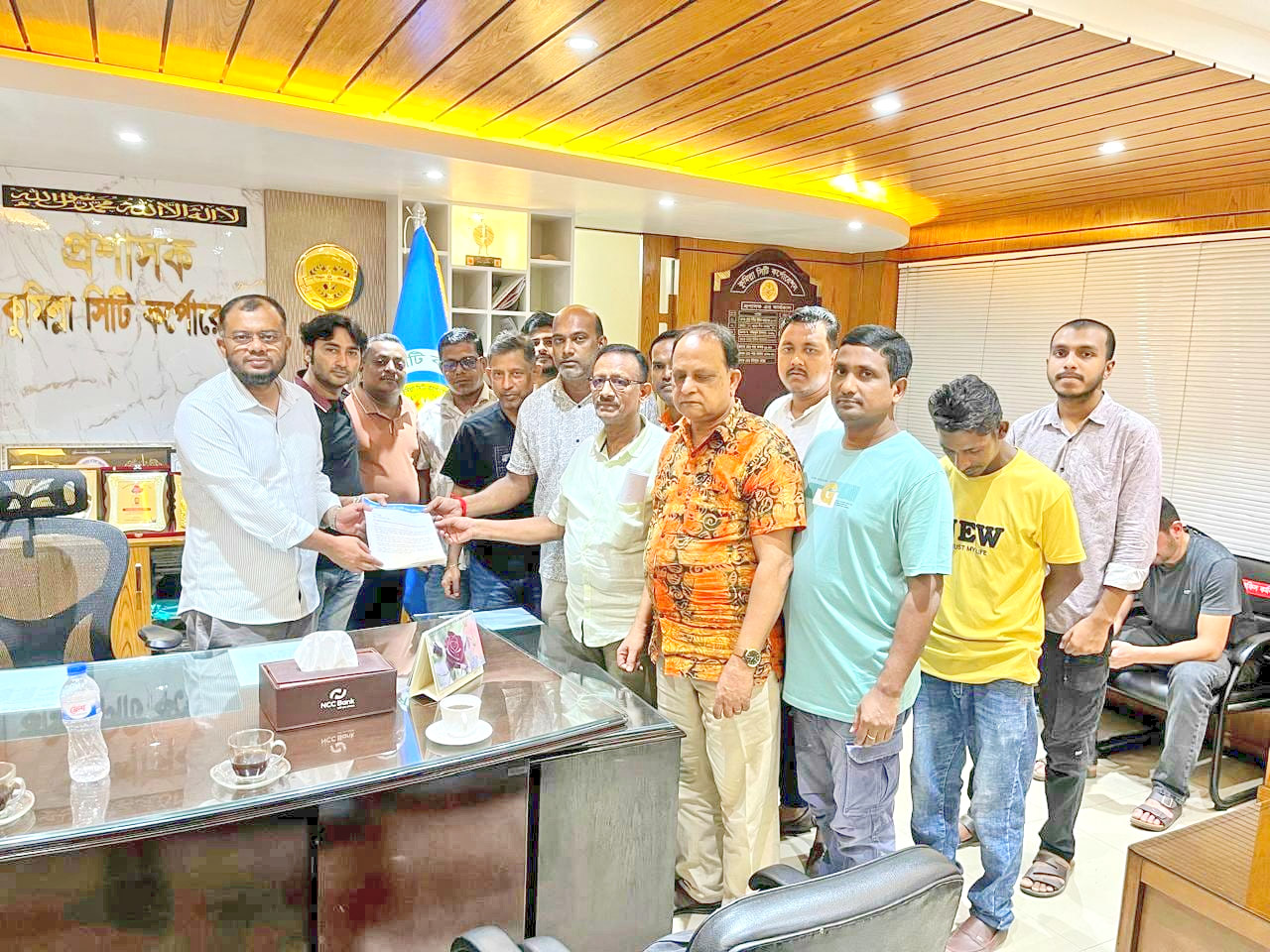 রাজ রাজেশ্বরী কালী মন্দিরকে হেরিটেজ ঘোষণার প্রস্তাব প্রত্যাহারের দাবিতে স্মারকলিপি