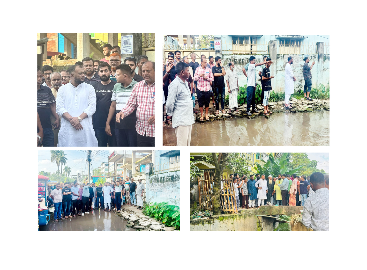 এবার জলাবদ্ধতা নিরসনে মাঠে নেমেছেন ইউসুফ মোল্লা টিপু