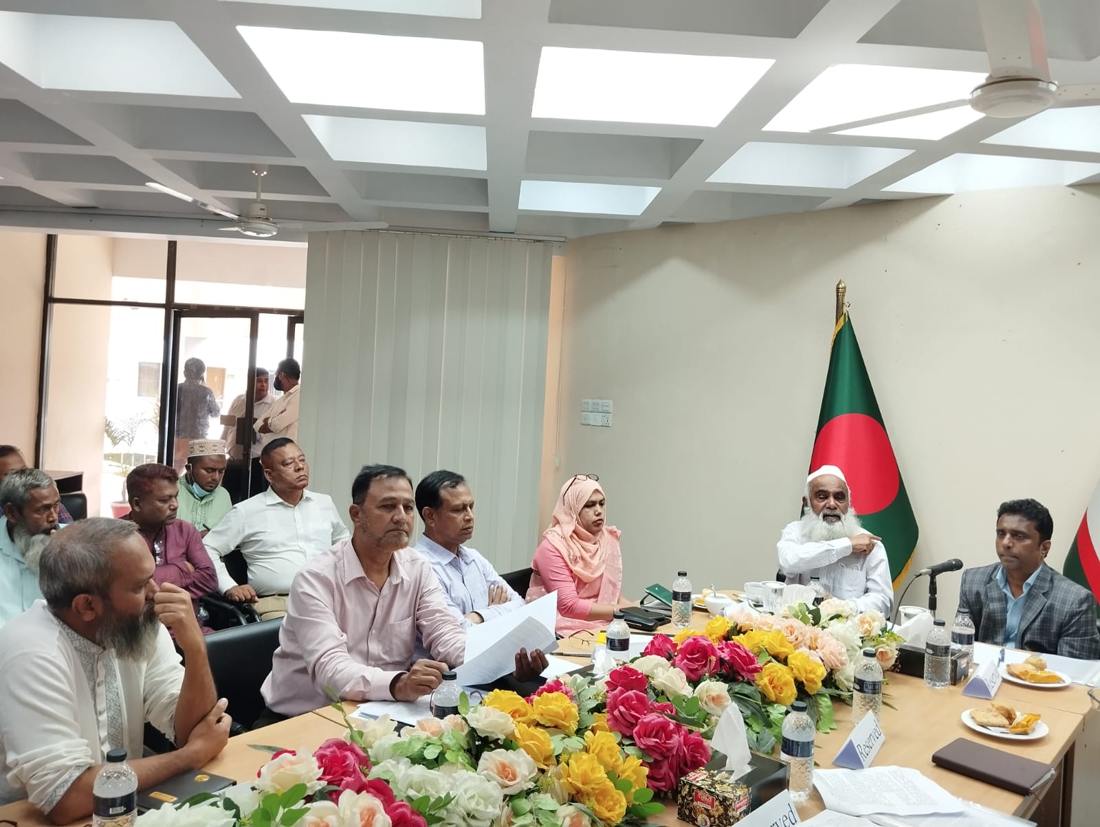 কুমিল্লা ইপিজেডের কেন্দ্রীয় তরল বর্জ্য শোধনাগার নিয়ে কৃষক সমবায়ী ঐক্য পরিষদের সঙ্গে  মতবিনিময় সভা