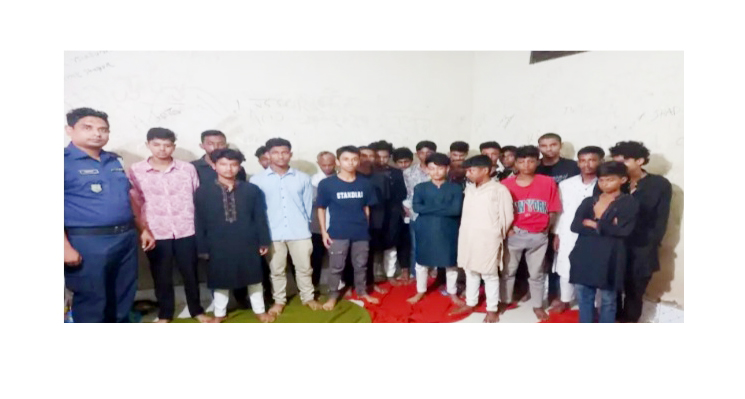 কুমিল্লায় ২৭ কিশোরগ্যাং সদস্য গ্রেপ্তার