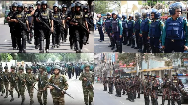 ৮ ফেব্রুয়ারি থেকে মাঠে থাকবে আইন শৃঙ্খলা বাহিনী