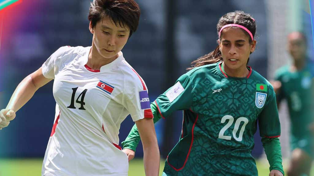 পাঁচ গোল খেয়ে উত্তর কোরিয়ার কাছে হারল বাংলাদেশ