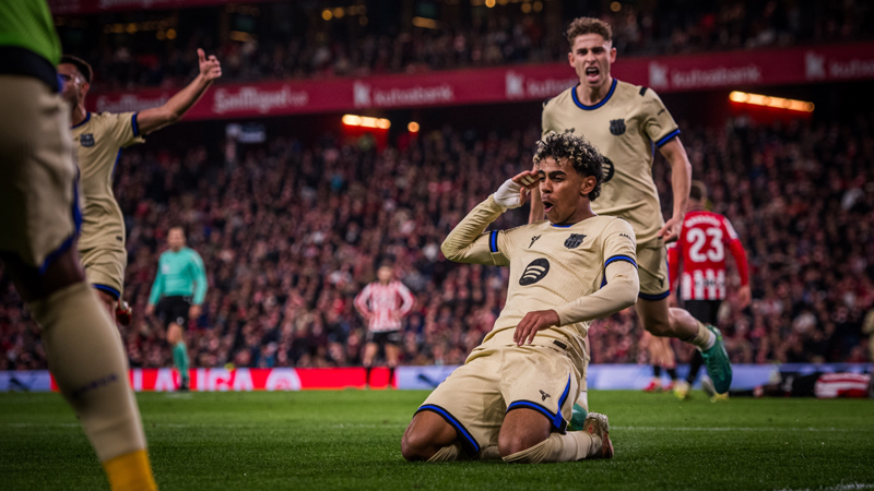 ইয়ামালের গোলেই জয় পেল বার্সেলোনা