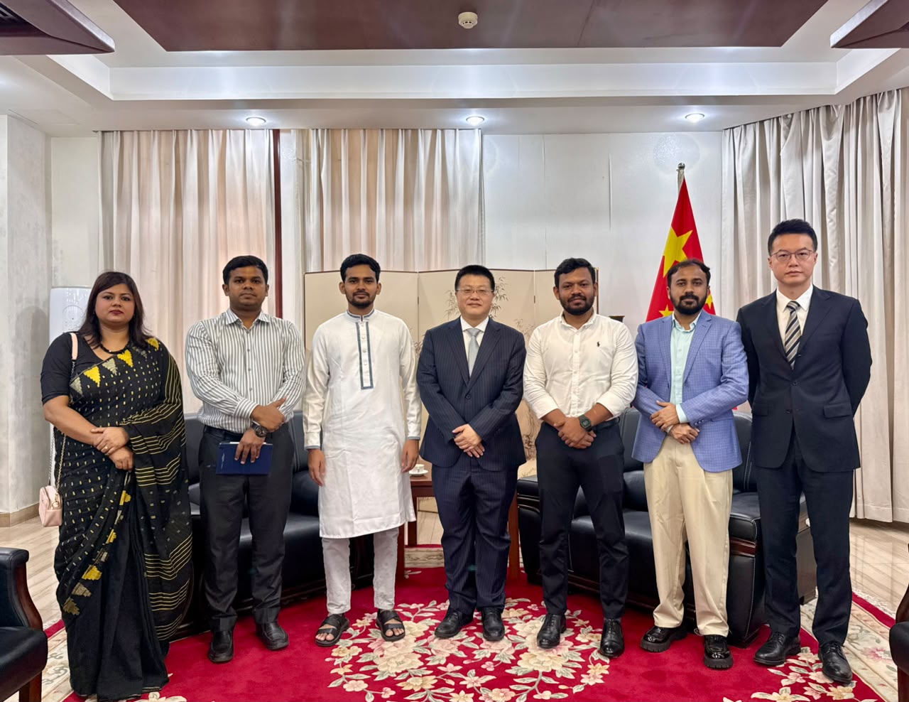চীনা রাষ্ট্রদূতের সঙ্গে বৈঠকে নাভিদ নওরোজ শাহ্