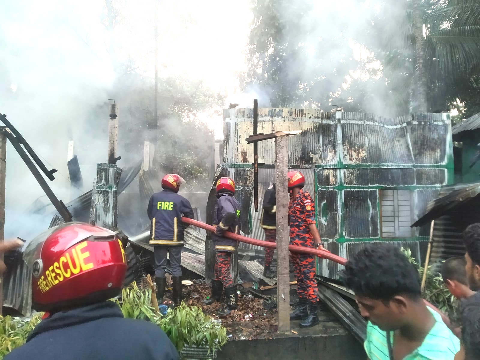 বুড়িচংয়ে অগ্নিকান্ডের বসতঘর পুড়ে ছাই