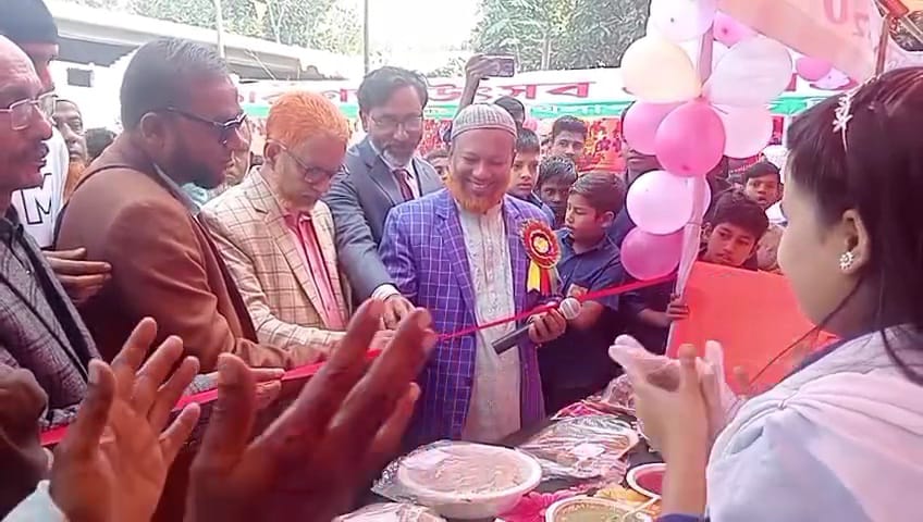 মিথিলাপুর উচ্চ বিদ্যালয়ে শতাধিক রকমের পিঠা উৎসব ও সাংস্কৃতিক অনুষ্ঠান