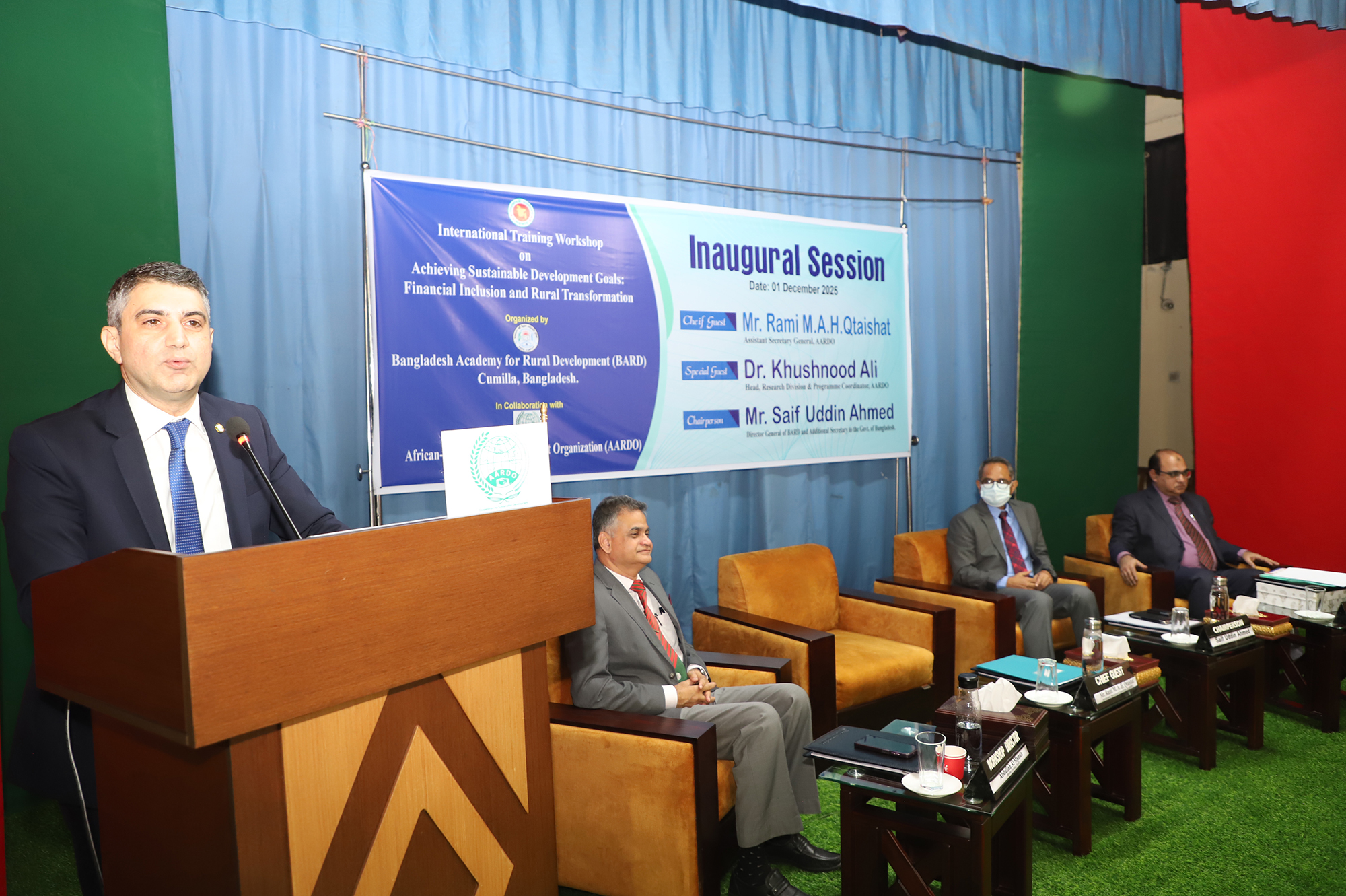 বার্ডে টেকসই উন্নয়ন বিষয়ক আন্তর্জাতিক প্রশিক্ষণ কর্মশালার উদ্বোধন