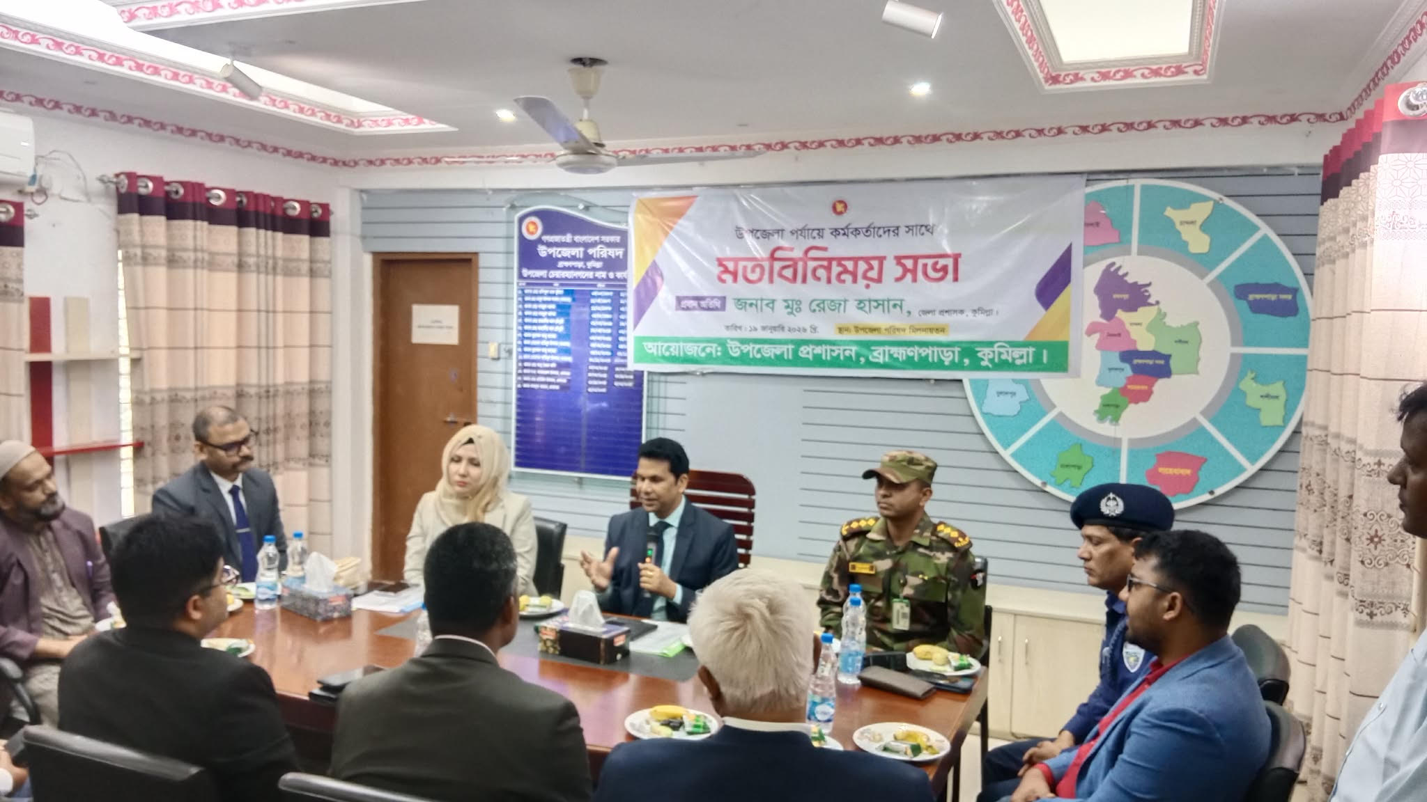 সুষ্ঠু নির্বাচনের লক্ষ্যে সকলের সহযোগিতা কামনা জেলা প্রশাসকের