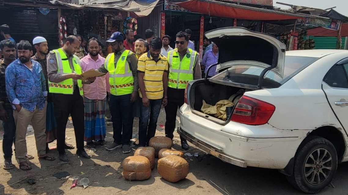 চান্দিনায় ২০ কেজি গাঁজাসহ একজন আটক