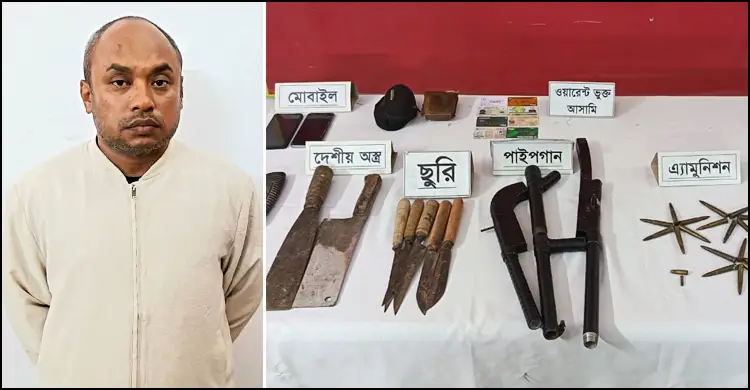 কুমিল্লায় সেনাবাহিনী ও র‌্যাবের অভিযানে দেশীয় অস্ত্রসহ গ্রেপ্তার ১