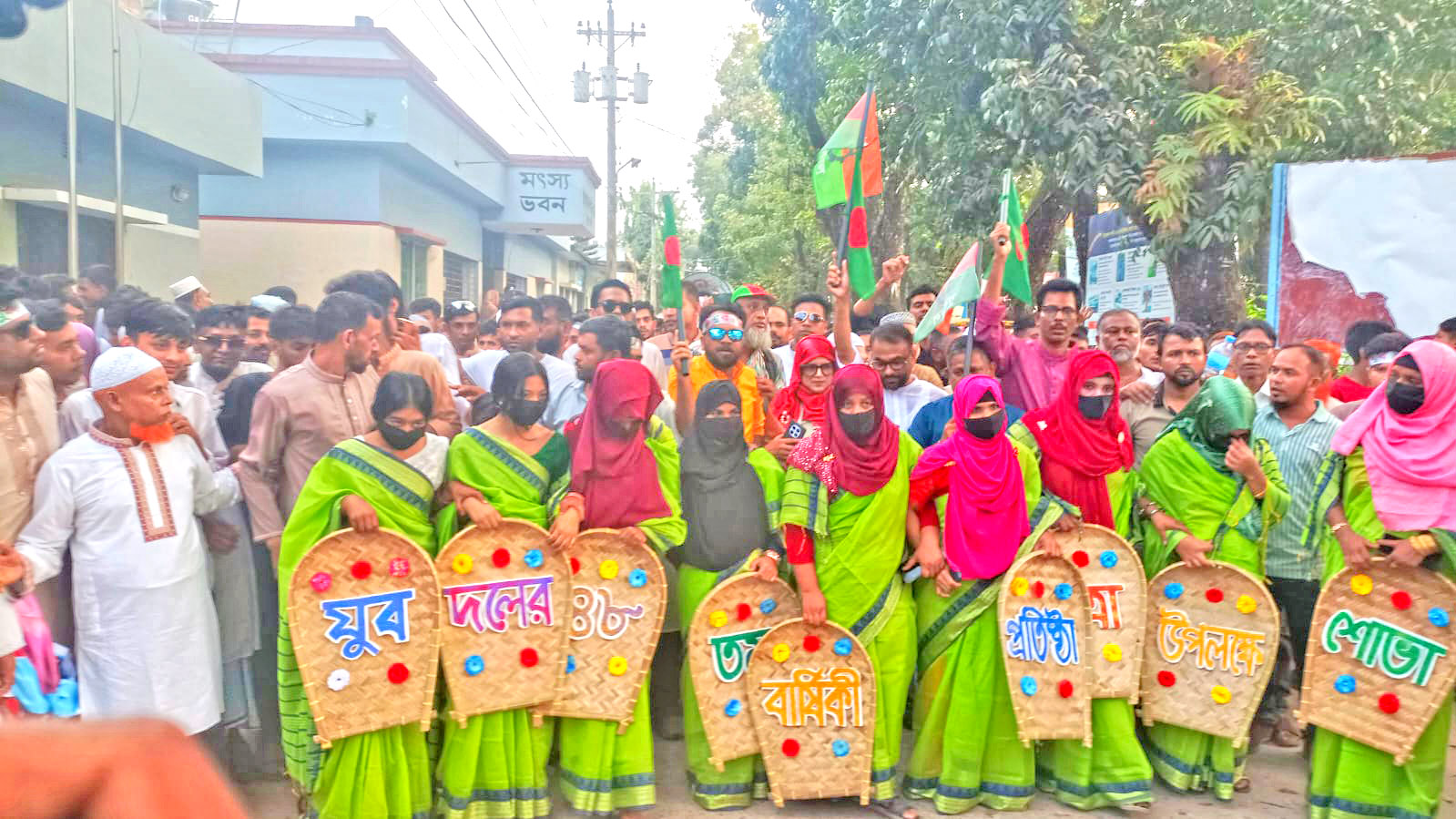 দেবীদ্বারে যুবদলের ৪৮তম প্রতিষ্ঠাবার্ষিকীতে আনন্দ মিছিল ও সমাবেশ