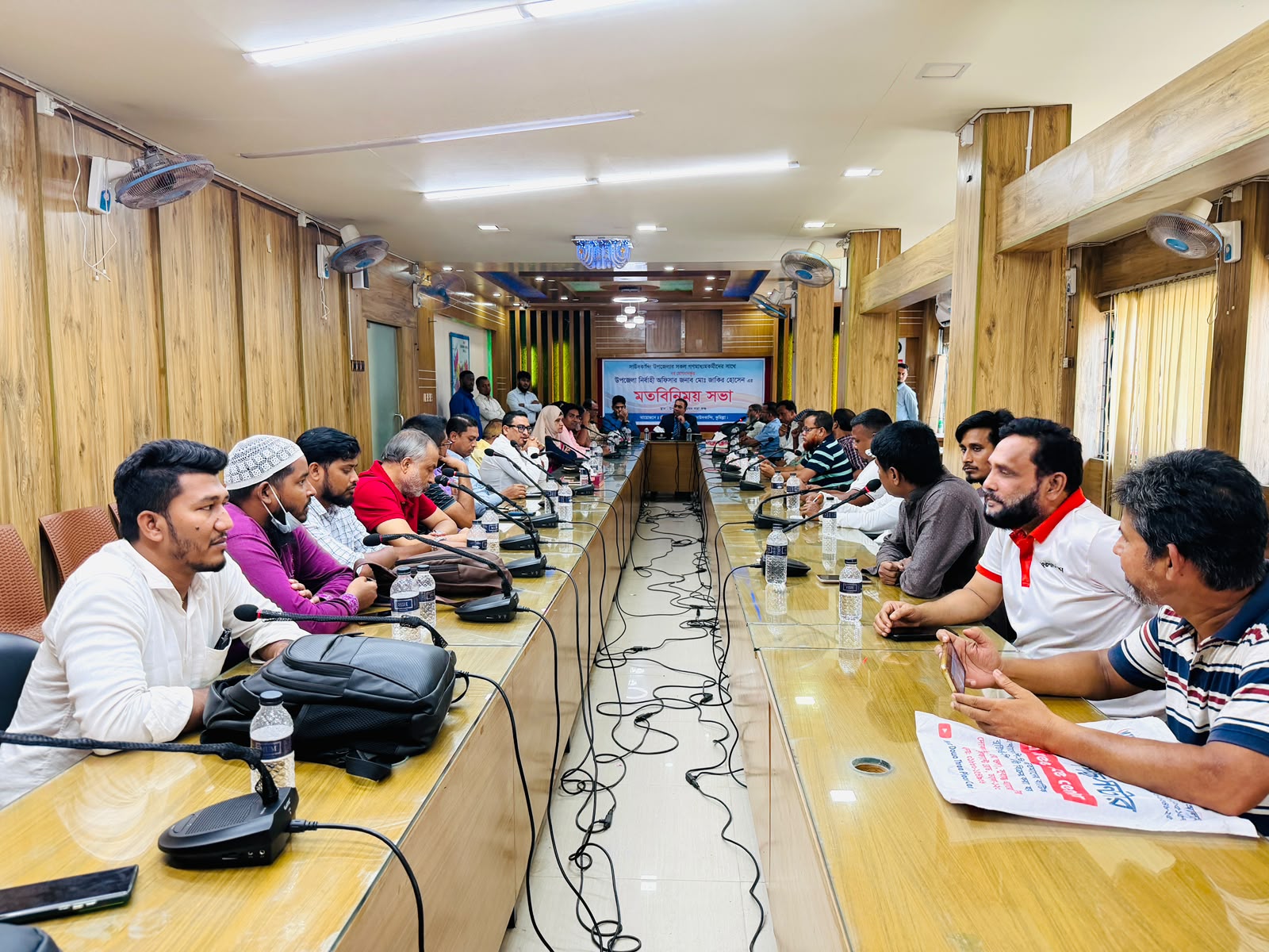 দাউদকান্দিতে গণমাধ্যমকর্মীদের  সঙ্গে ইউএনওর মতবিনিময়