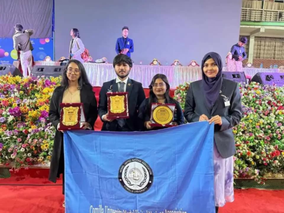 কুমিল্লা বিশ্ববিদ্যালয় ছায়া জাতিসংঘ সংসদের গৌরবময় সাফল্য