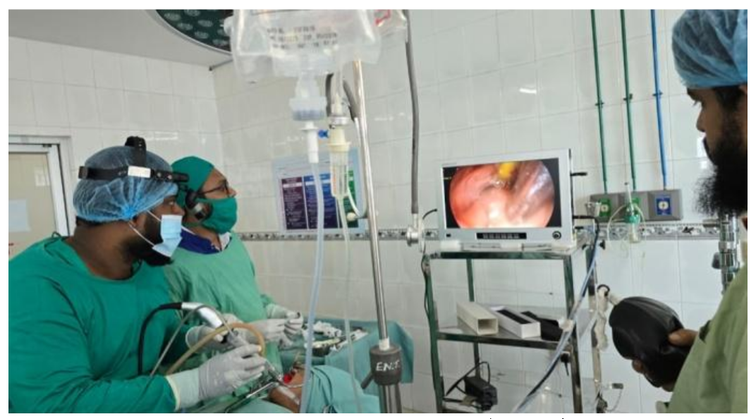 কুমিল্লায় প্রথমবার ইস্টার্ন মেডিকেল কলেজ হাসপাতালে অল্প খরচে আধুনিক এন্ডোস্কোপিক এডেনোটনসিলেকটমি