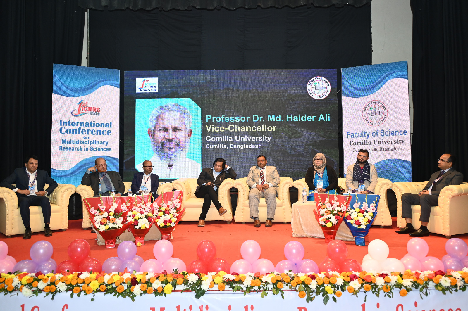 ‎কুমিল্লা বিশ্ববিদ্যালয়ে শুরু হলো প্রথম আন্তর্জাতিক বিজ্ঞান সম্মেলন