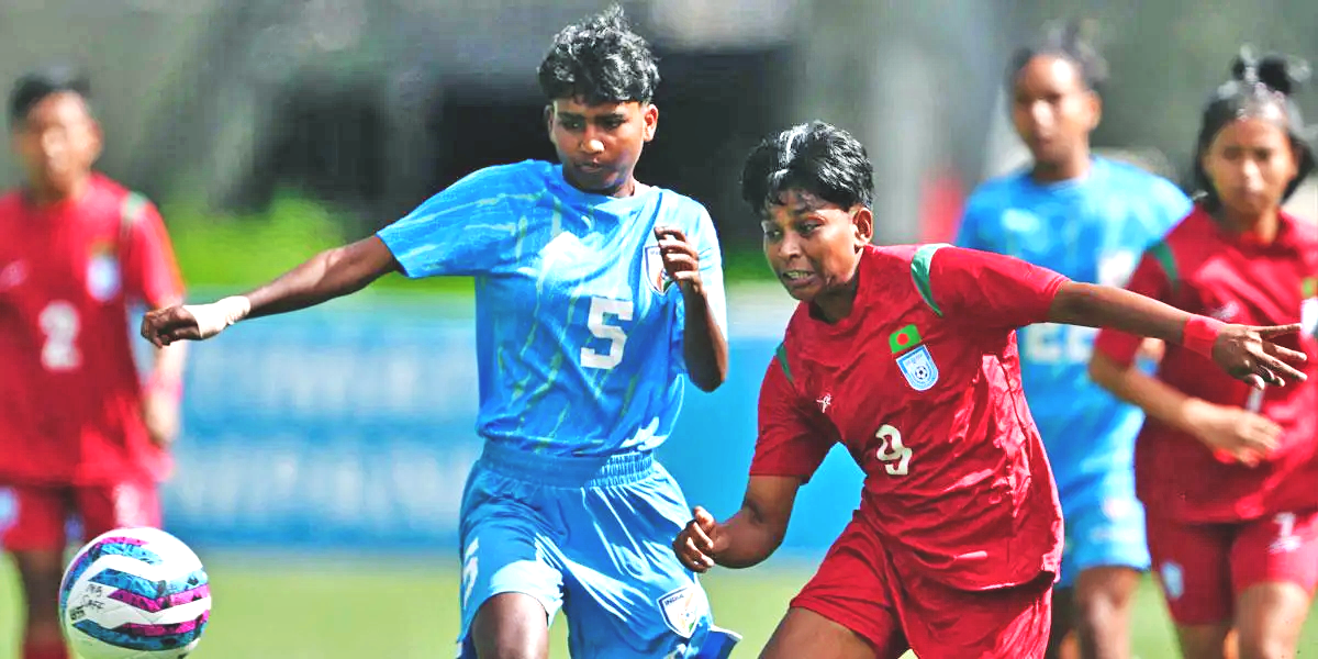 ভারতের কাছে ২-০ গোলে পরাজিত বাংলাদেশ অনূর্ধ্ব-১৭