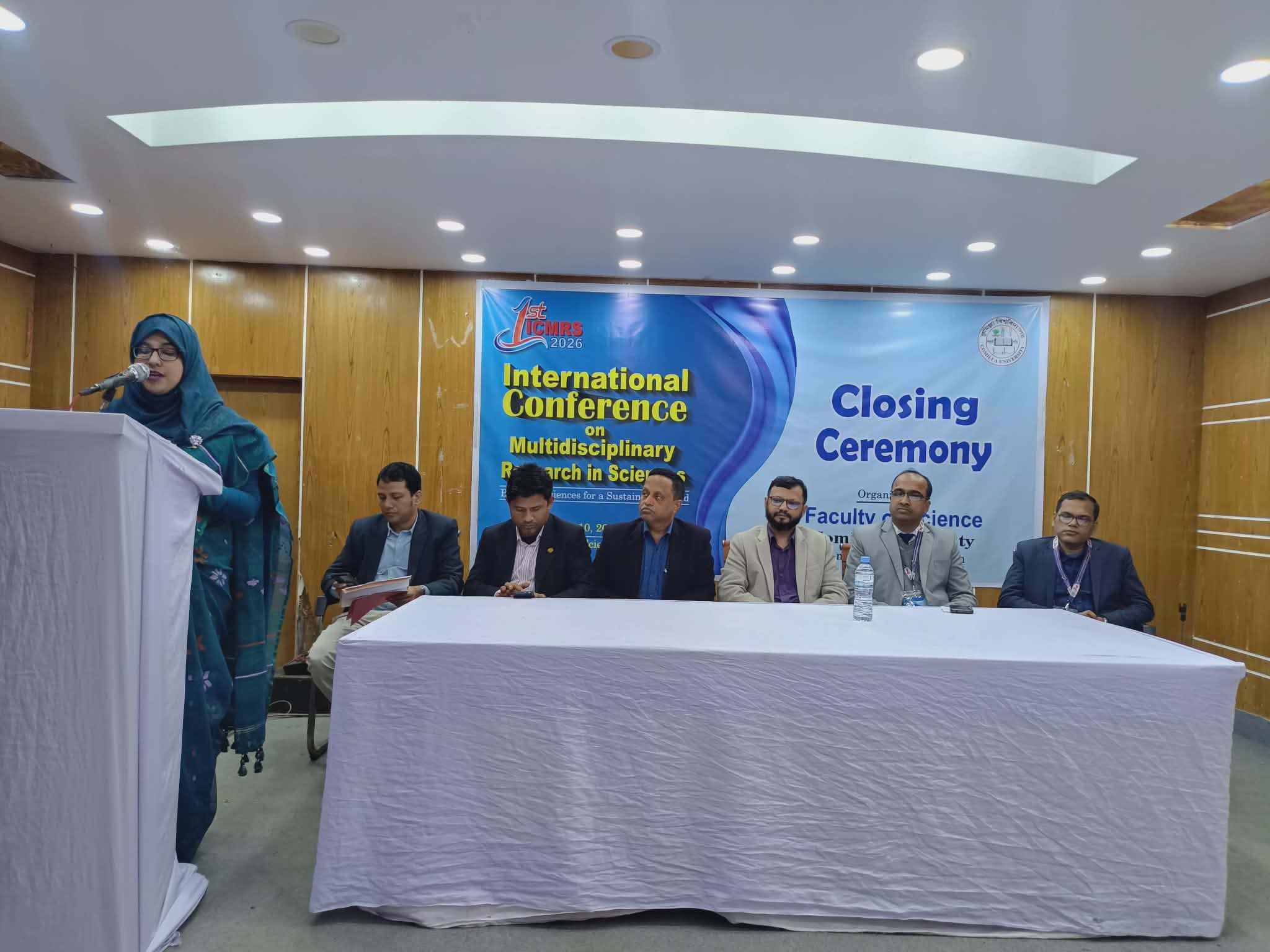 কুমিল্লা বিশ্ববিদ্যালয়ে আন্তর্জাতিক বিজ্ঞান সম্মেলনের সমাপ্তি