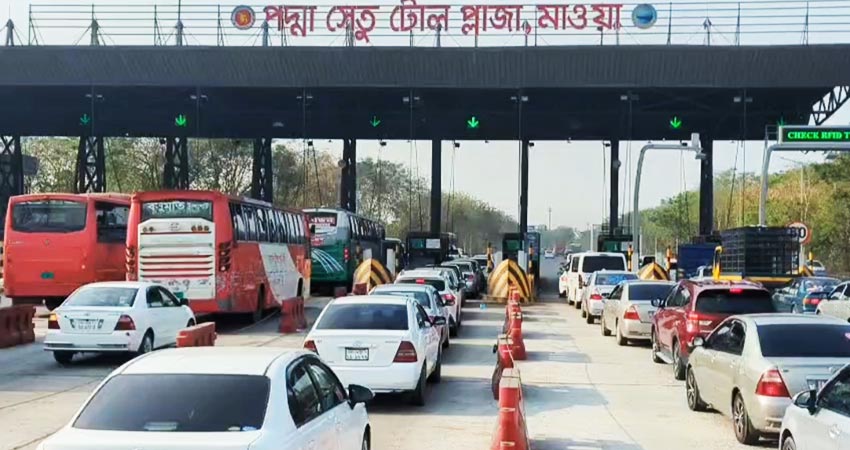 ৩ দিনে পদ্মা সেতুতে টোল আদায় ১৩ কোটি টাকা