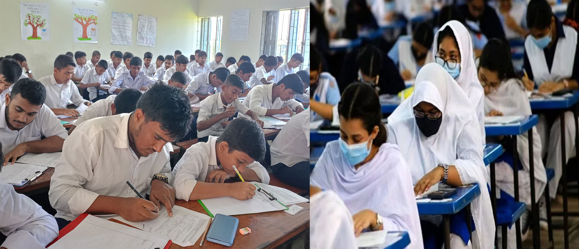 কুমিল্লার সরকারি মাধ্যমিক বিদ্যালয়, আজ থেকে আবারও বার্ষিক পরীক্ষা হচ্ছে