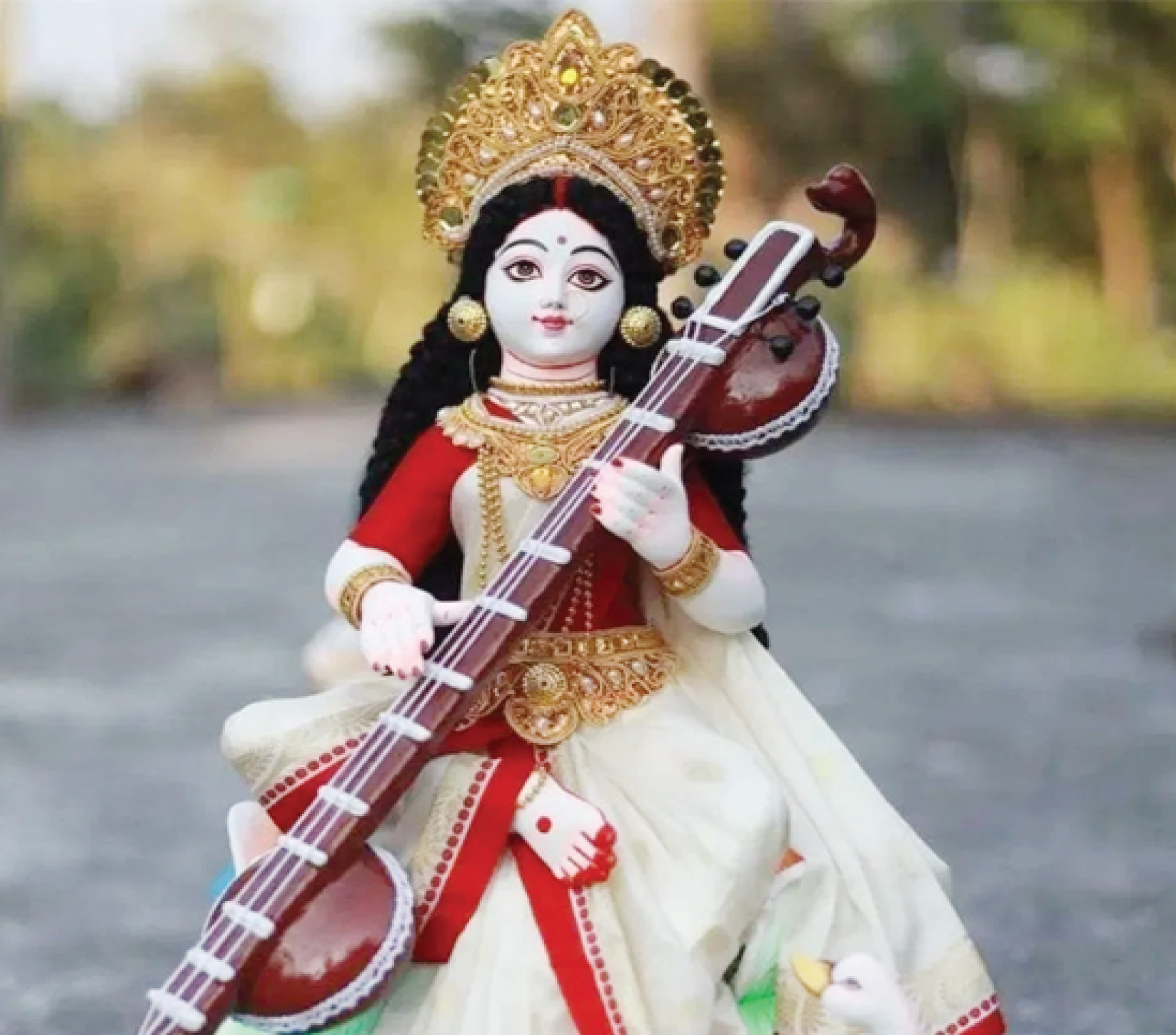 বিদ্যার দেবীর আরাধনা আজ