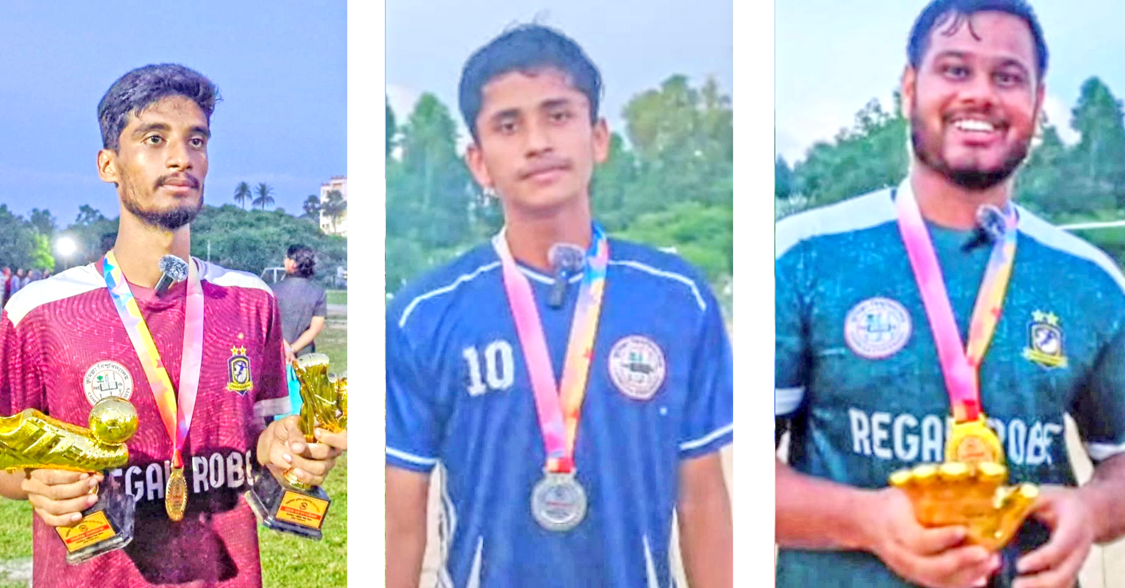 কুমিল্লা বিশ্ববিদ্যালয়ের আন্তঃবিভাগ ফুটবল টুর্নামেন্টে সেরাদের সেরা যাঁরা