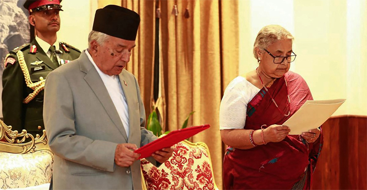 নেপালের অন্তর্বর্তী সরকারের প্রধান সুশীলা কার্কির শপথ