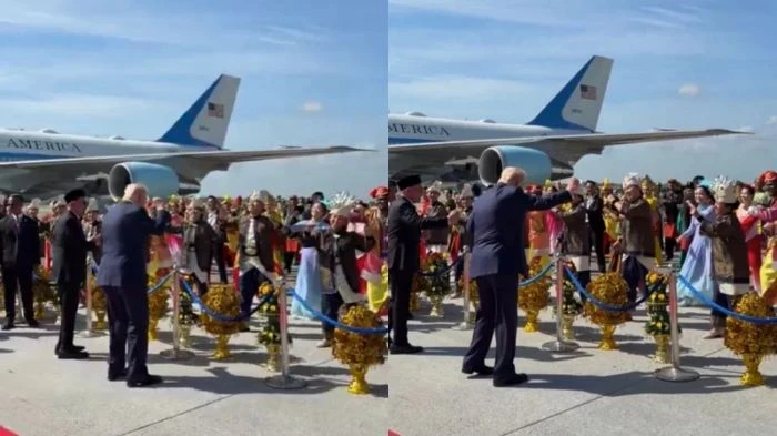 কুয়ালালামপুর বিমানবন্দরে নেমে কী করলেন ট্রাম্প ?